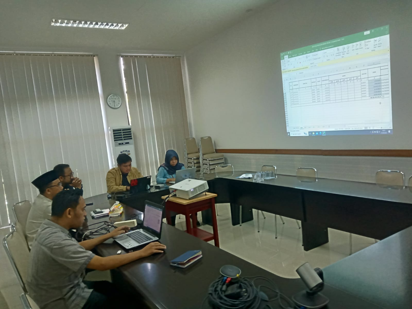 Kegiatan Uji Angka Aset Pemerintah Daerah Kab. Lombok Timur bersama BPK di Ruang Rapat BPKAD. (31-03-2023)